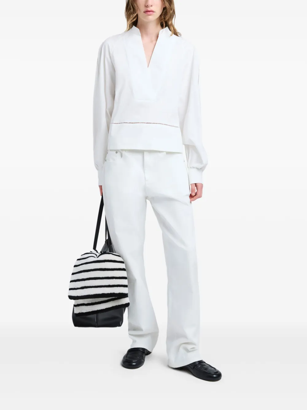 Proenza Schouler Grayson blouse - Wit
