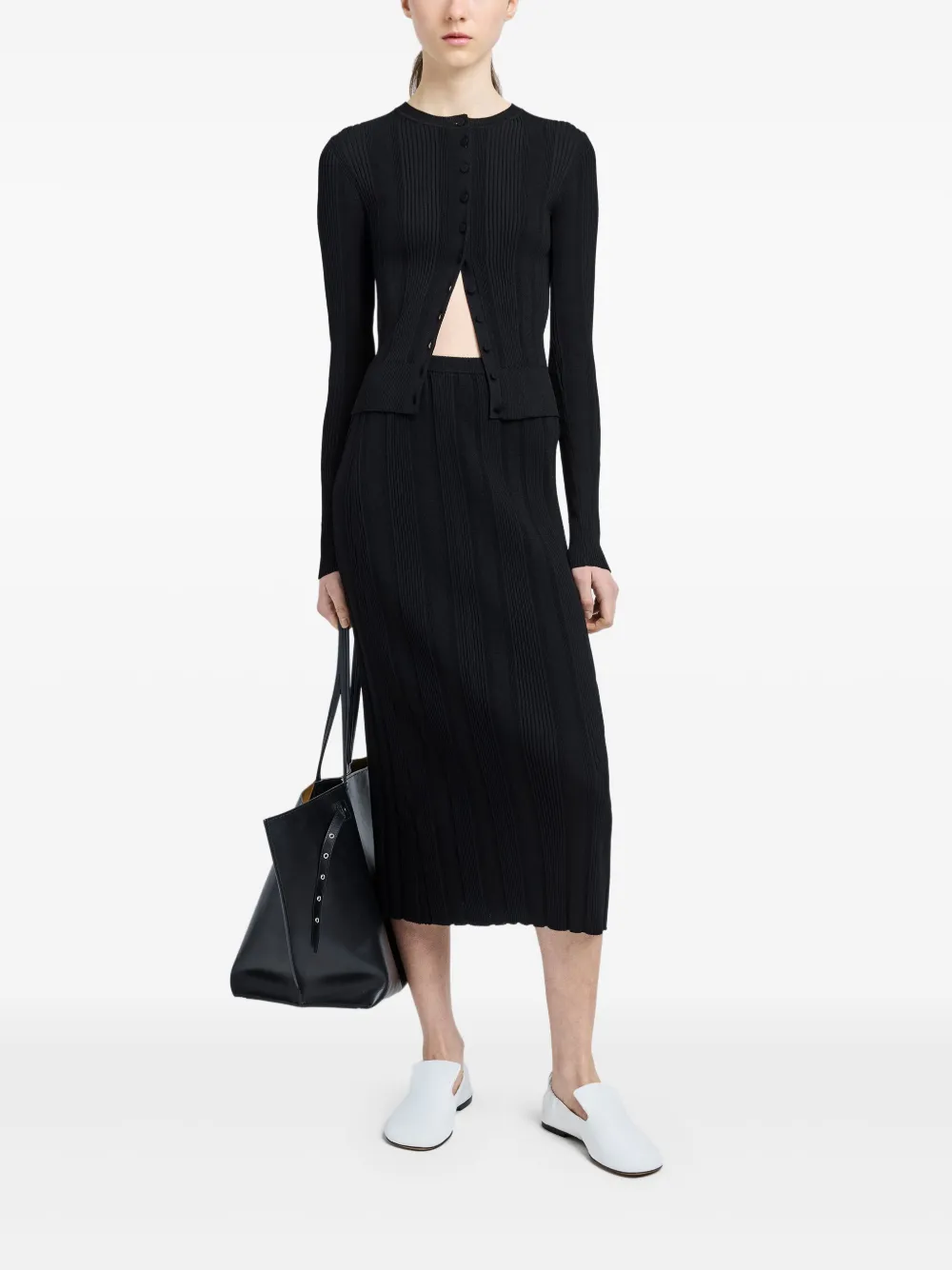 Proenza Schouler Ryanne rok - Zwart
