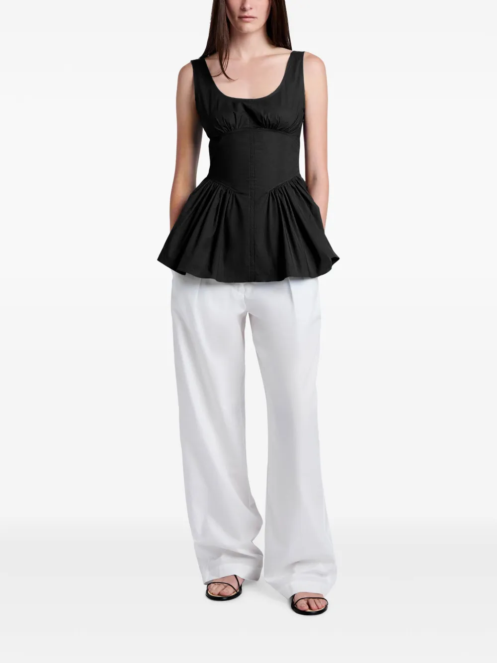 PROENZA SCHOULER WHITE LABEL BADER TOP