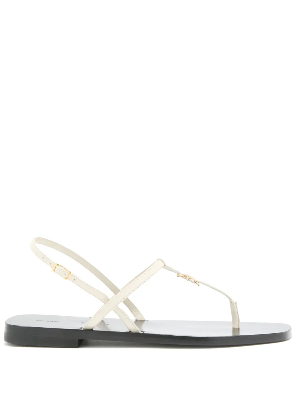 Proenza Schouler cross-strap flat sandals White