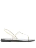 Proenza Schouler cross-strap flat sandals - White