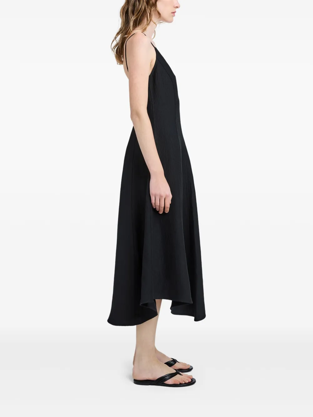 Proenza Schouler Midi-jurk Zwart