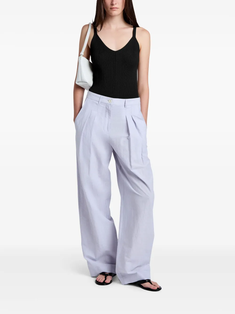Proenza Schouler White Label Eleanor broek - Blauw