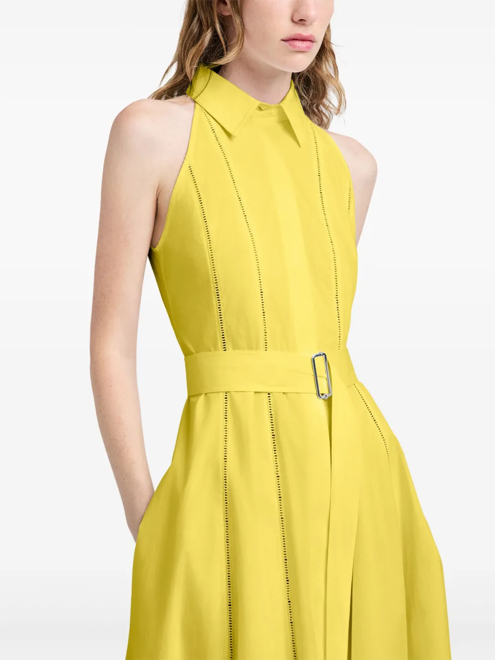 Proenza Schouler Dorothy jurk Geel