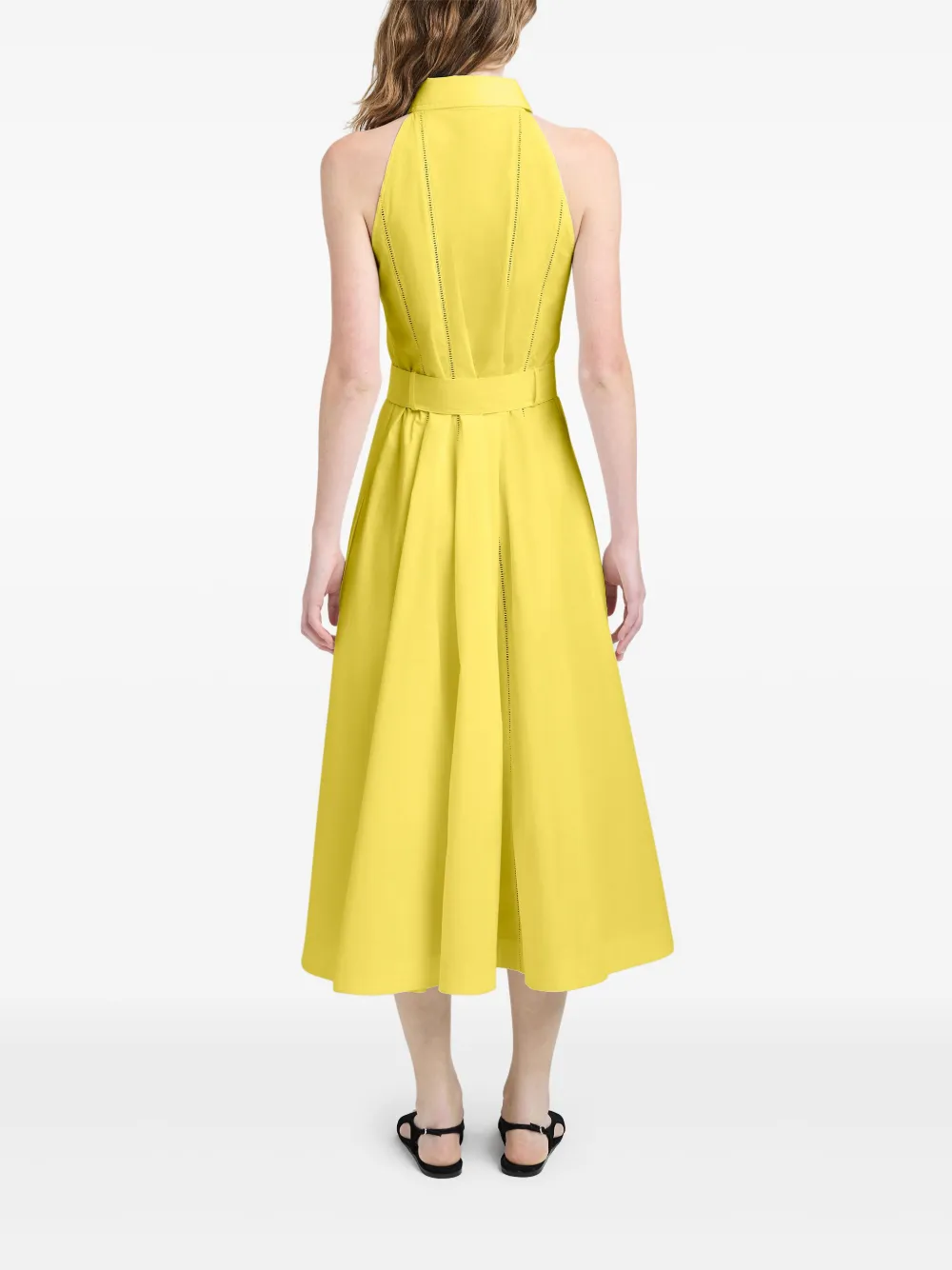 Proenza Schouler Dorothy jurk Geel