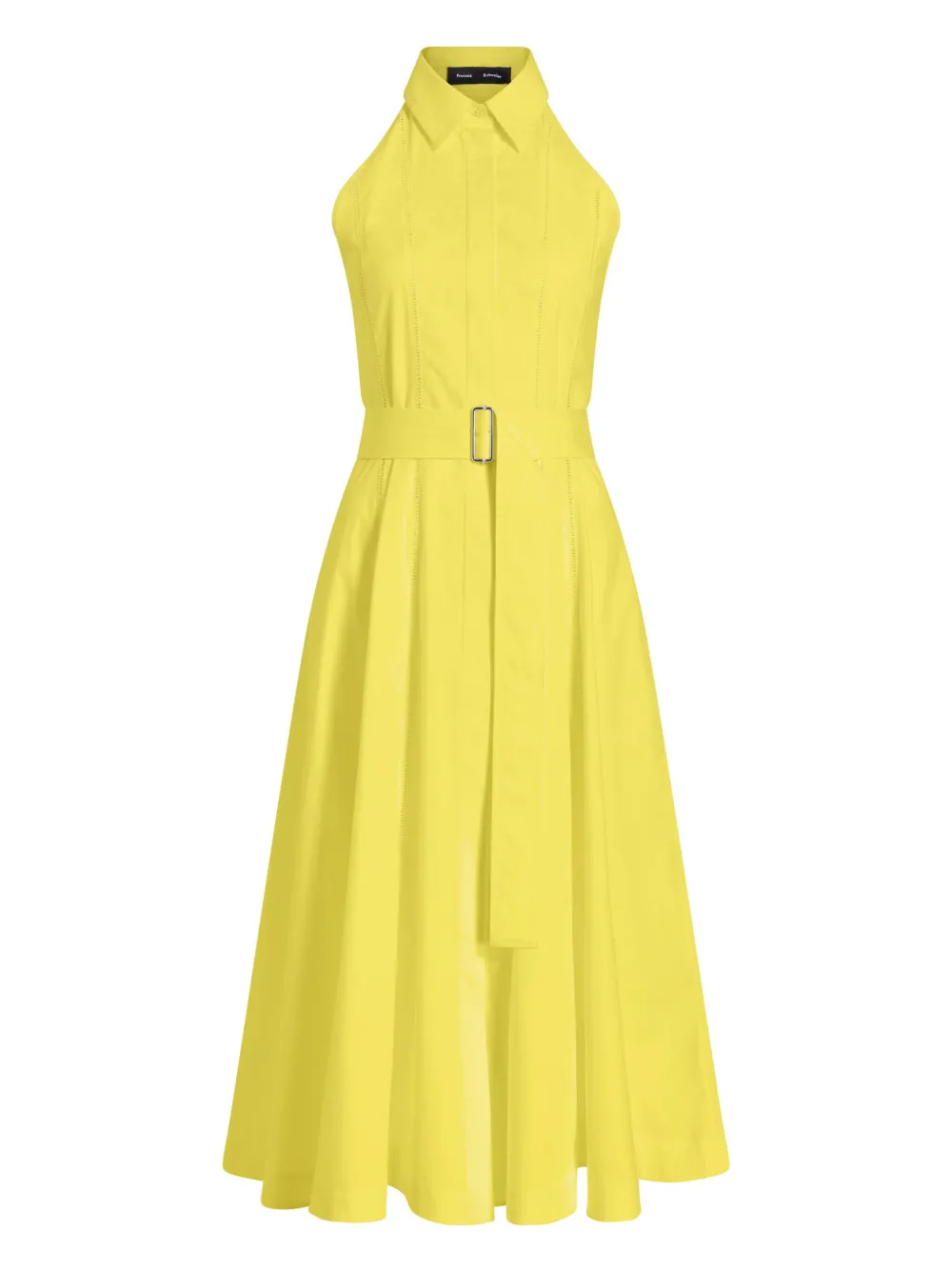Proenza Schouler Dorothy jurk Geel