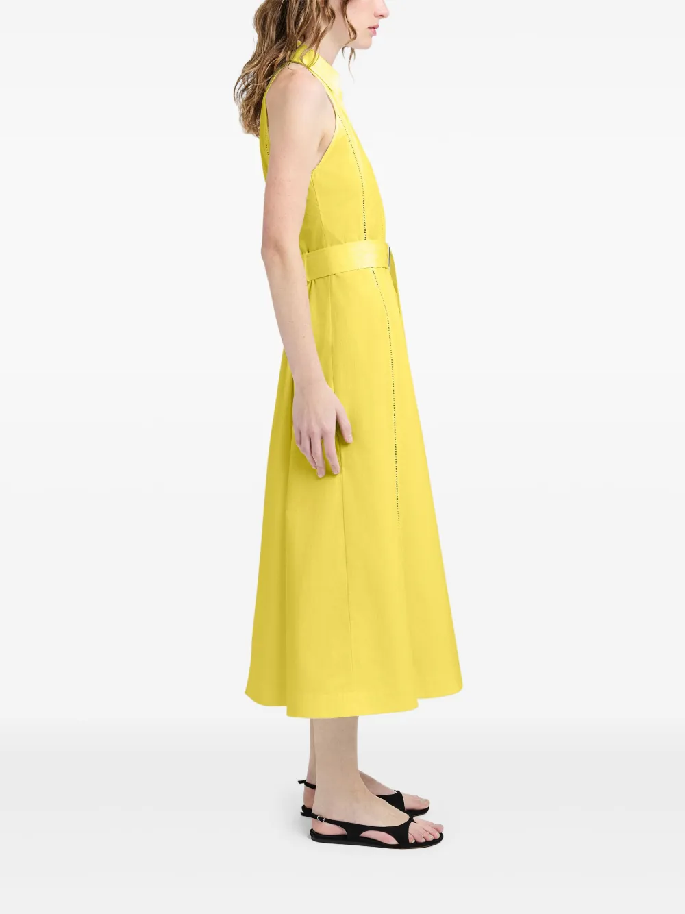 Proenza Schouler Dorothy jurk Geel