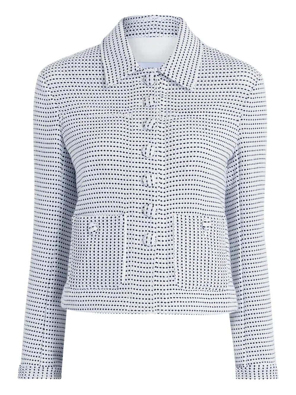 Proenza Schouler White Label textured-pocket jacket Wit