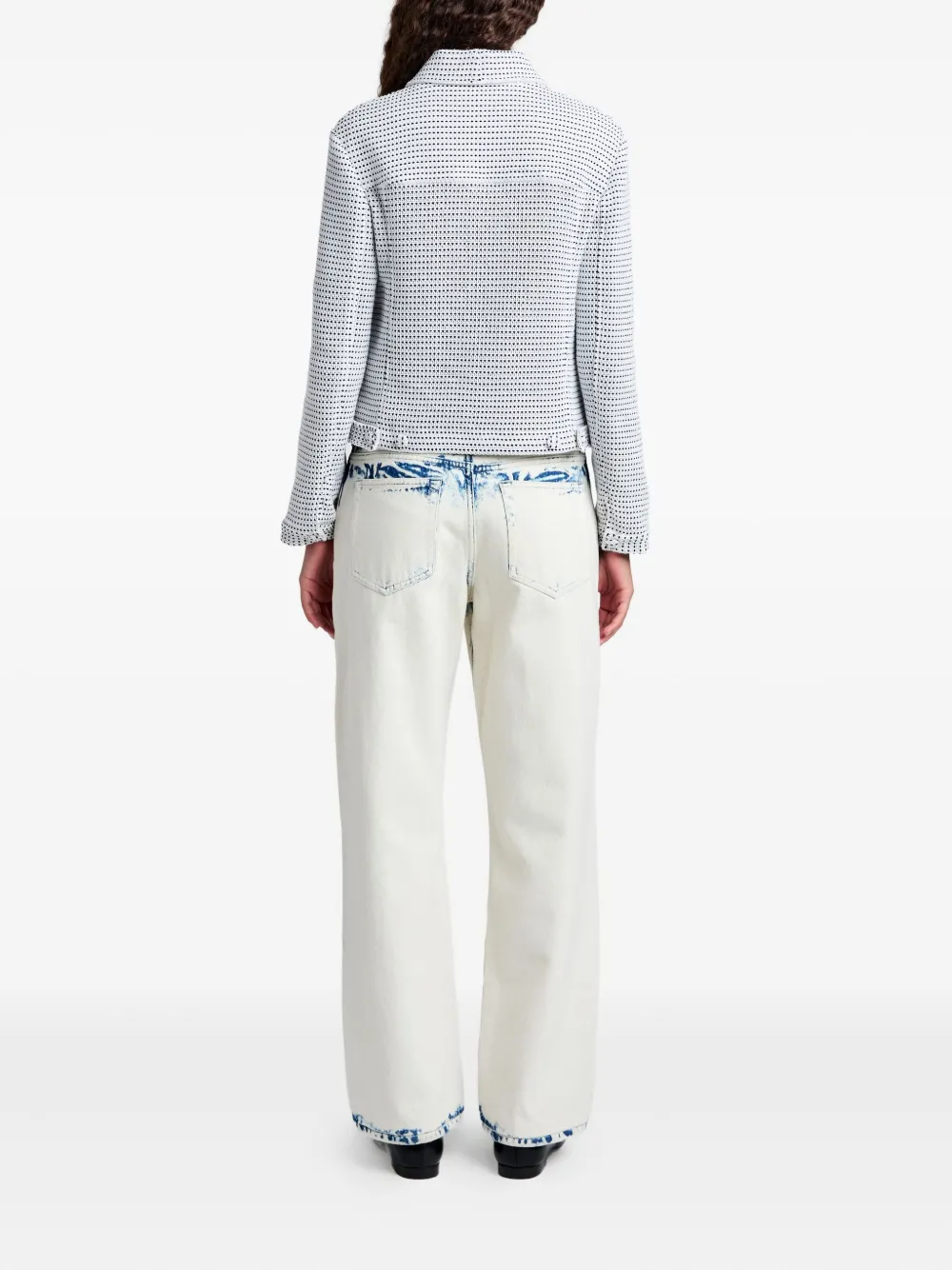Proenza Schouler White Label Jack met zak met textuur Wit