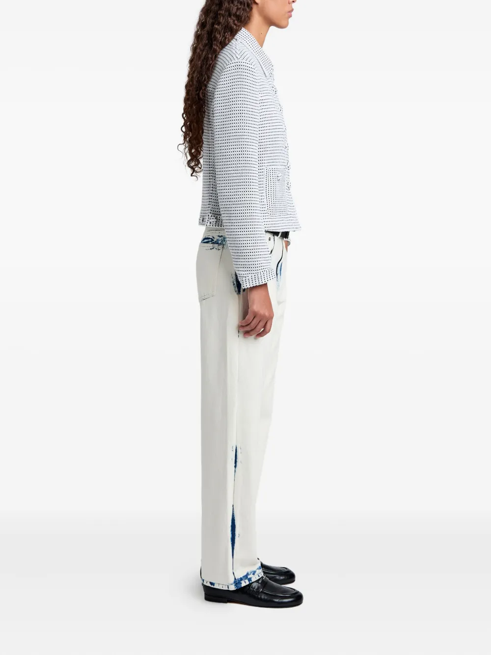 Proenza Schouler White Label Jack met zak met textuur Wit