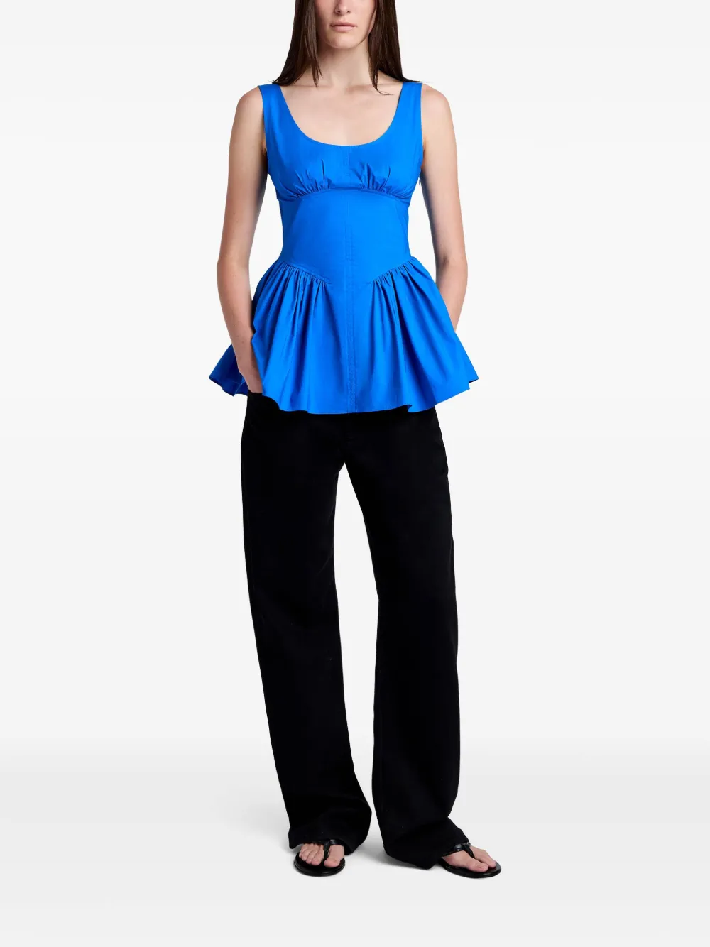 PROENZA SCHOULER WHITE LABEL BADER TANK TOP