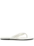 Proenza Schouler pleated-strap flat sandals - White