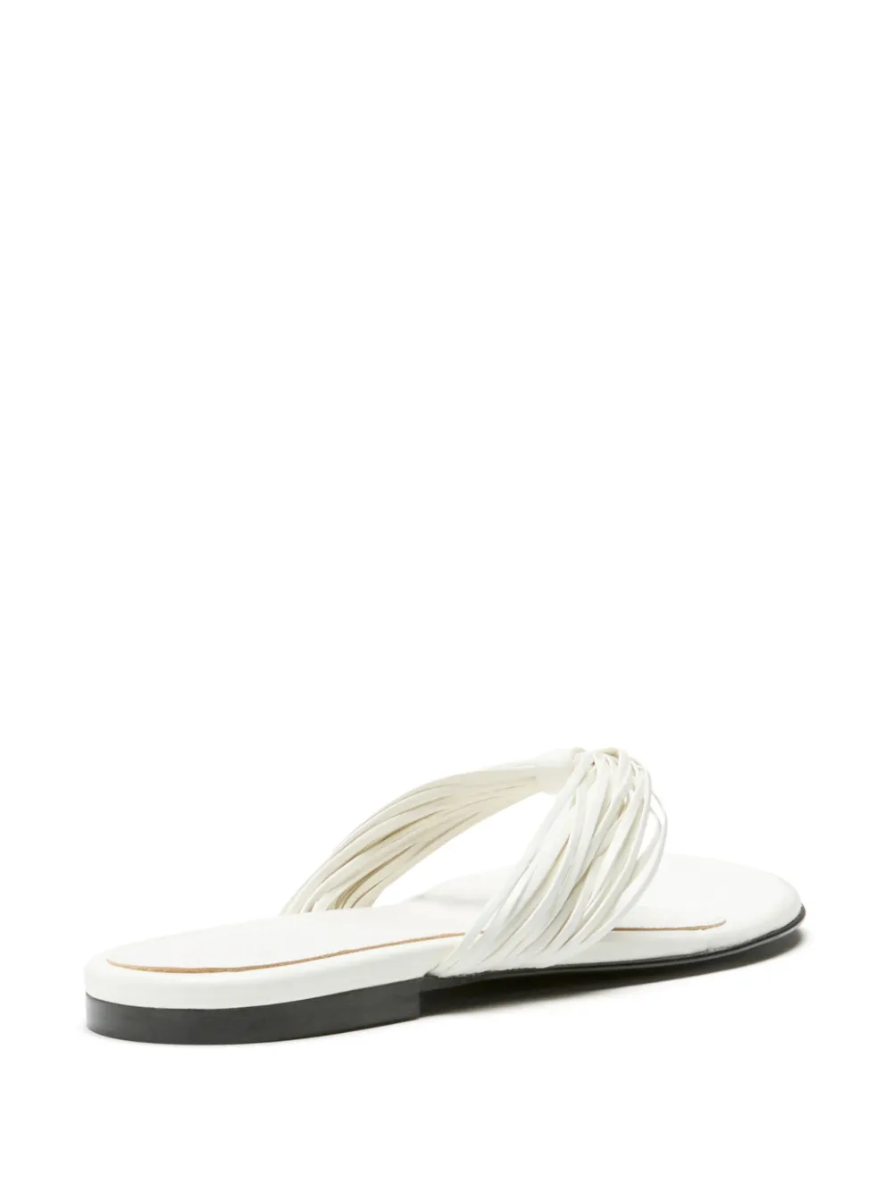 Proenza Schouler pleated-strap flat sandals White