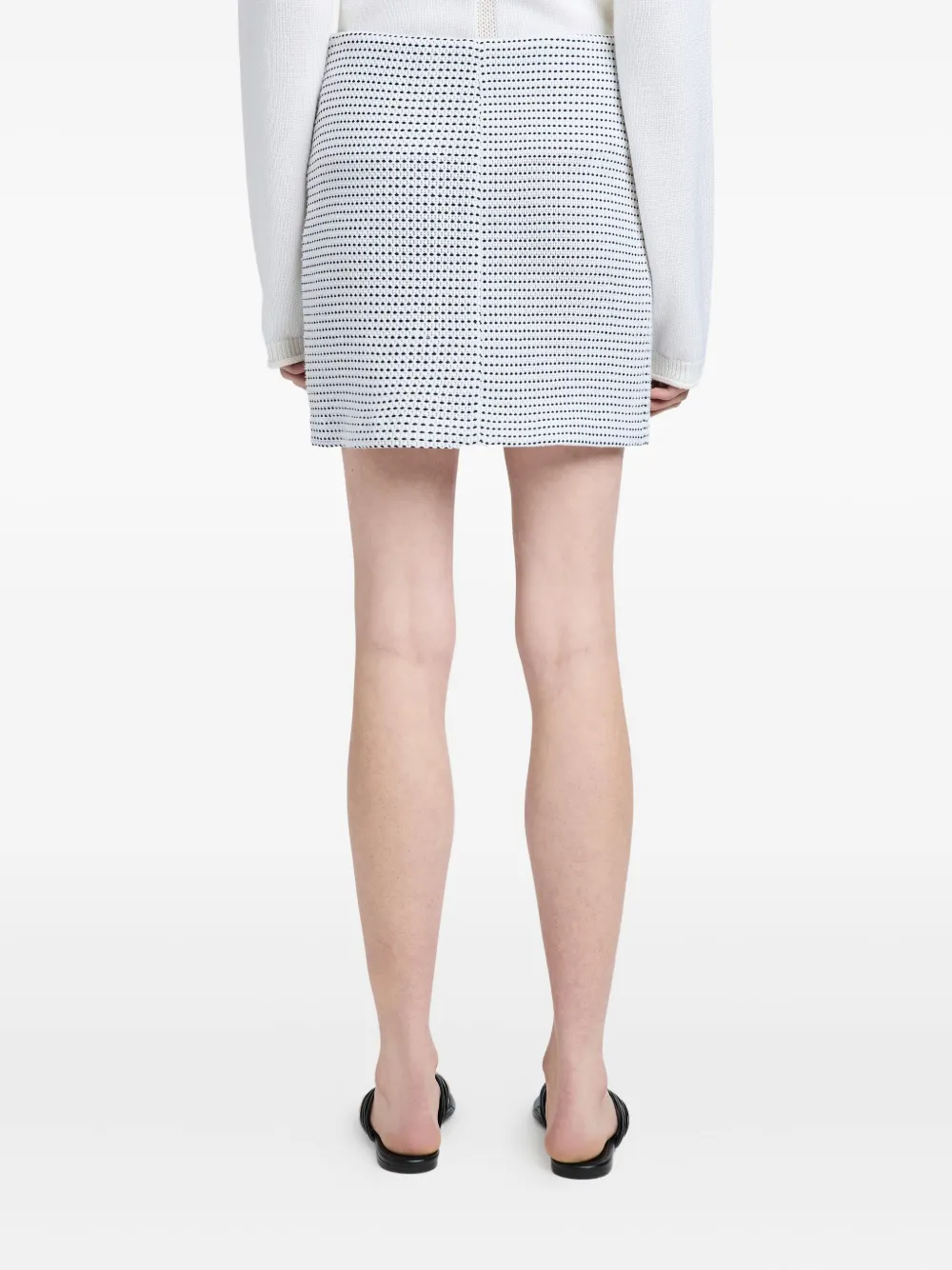 Proenza Schouler White Label Lawson tweed-pattern mini skirt Wit