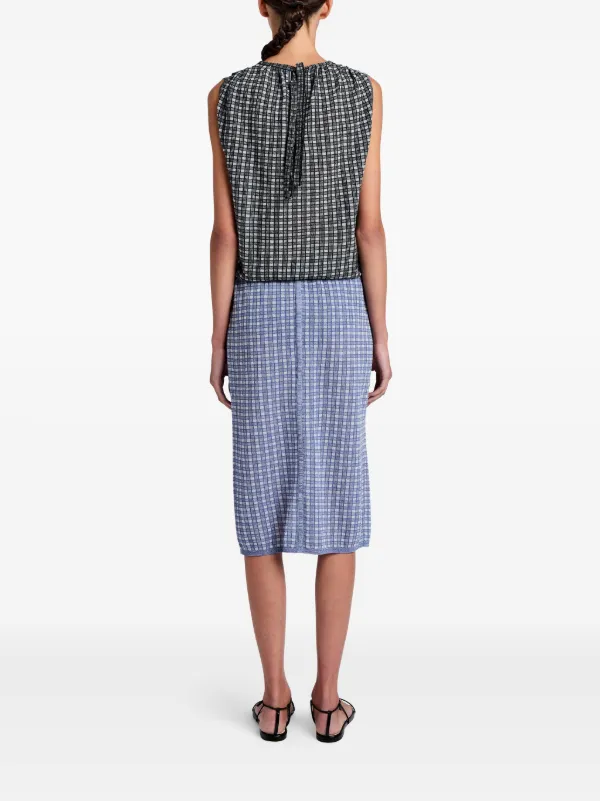 Proenza Schouler White Label Bradley Top | Black | FARFETCH