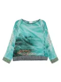 Pierre-Louis Mascia Aloe T-shirt - Blue