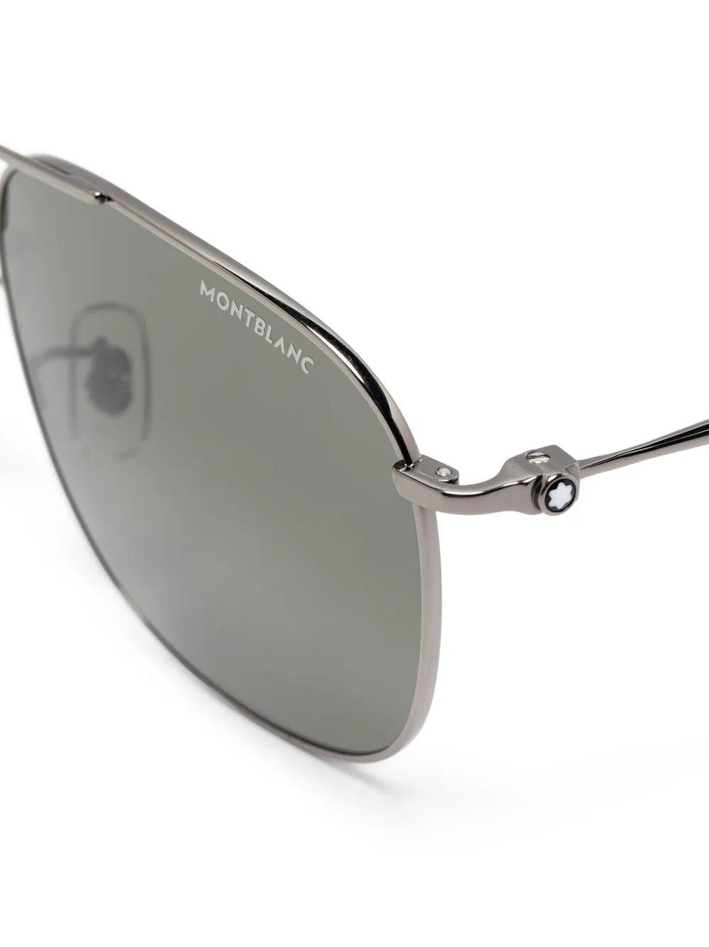 Montblanc 0417 zonnebril Zilver