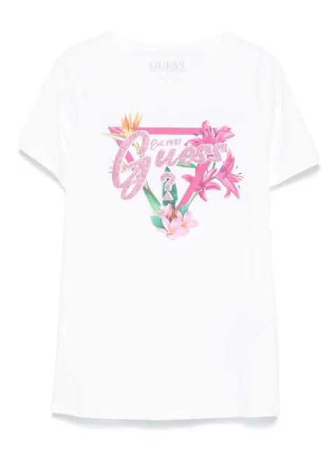 guess kids playera con logo estampado