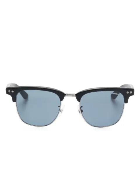 Montblanc lentes de sol con armazón cuadrada