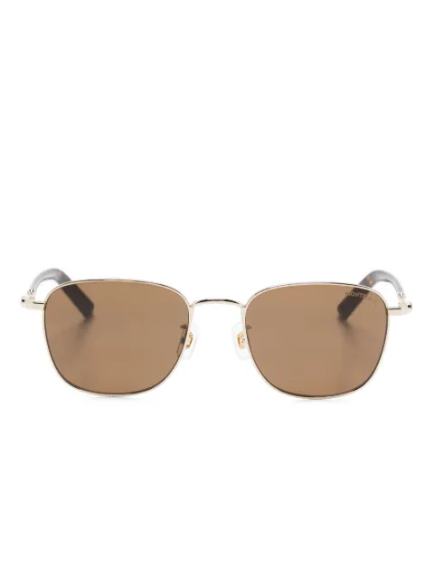 Montblanc lentes de sol con armazón cuadrada
