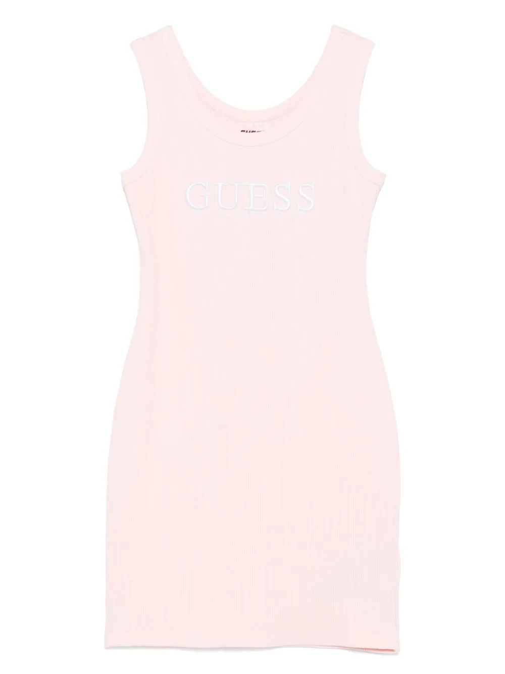 Guess kids Geribbelde jurk Roze