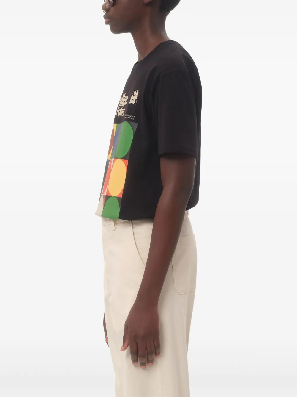 Valentino Garavani Pavillon De Folies T-shirt Zwart