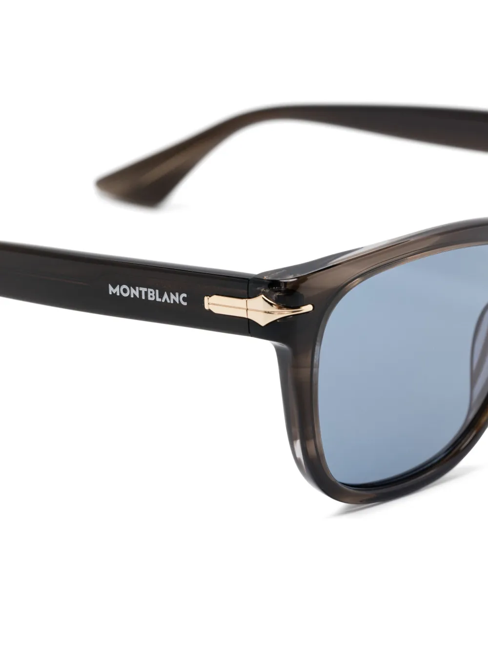 Montblanc MB0302S zonnebril Bruin