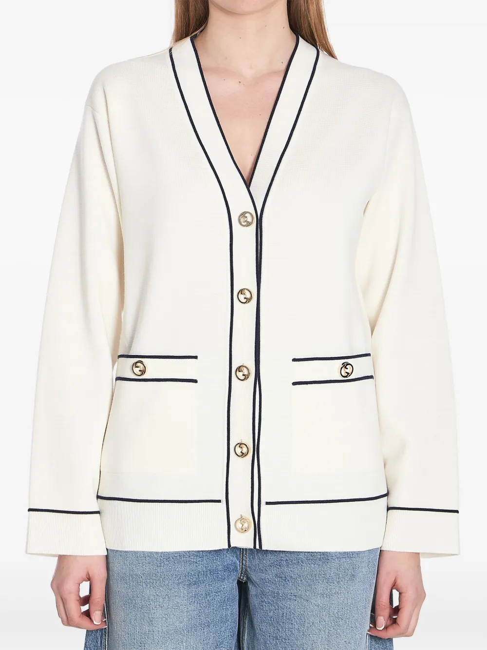 Gucci Gebreid vest Wit