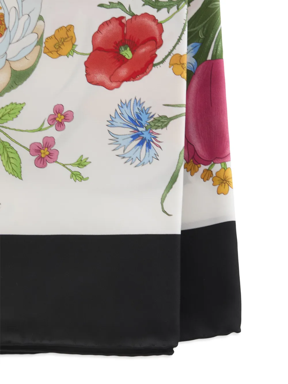 Gucci Sjaal met bloemenprint - Wit