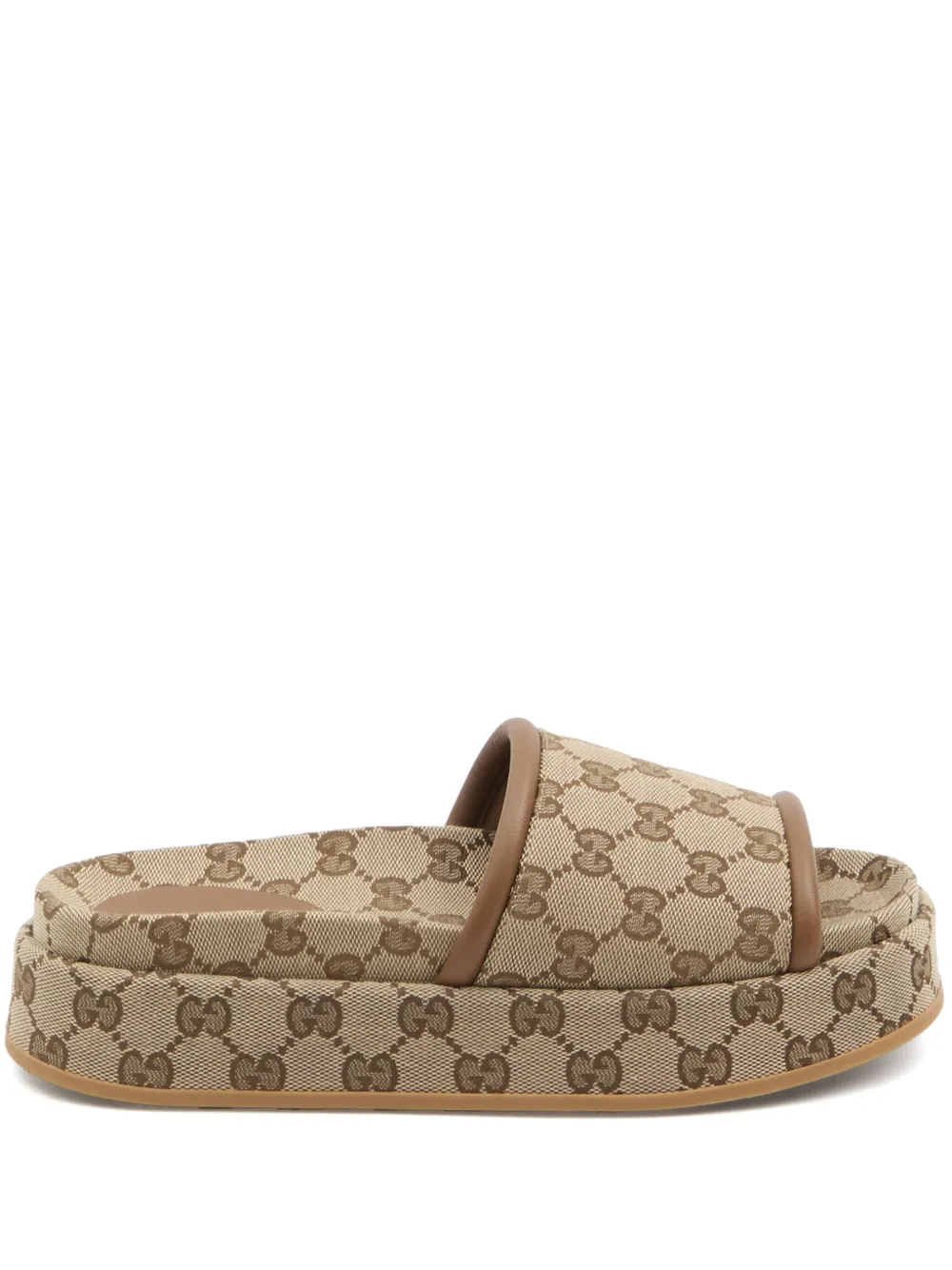 Gucci GG platform sandals Neutrals