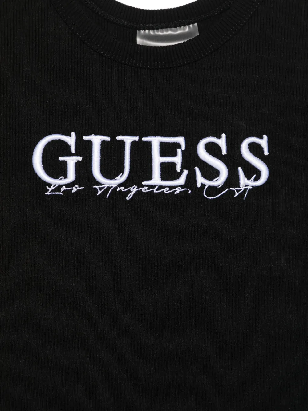 guess kids Jurk met geborduurd logo Zwart