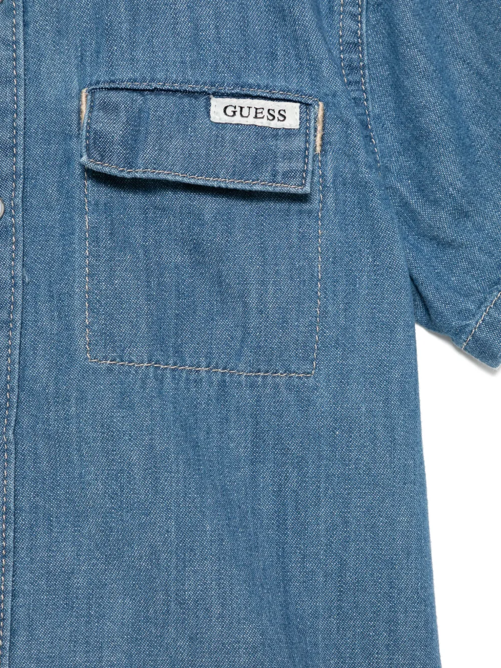 guess kids Spijkershirt Blauw