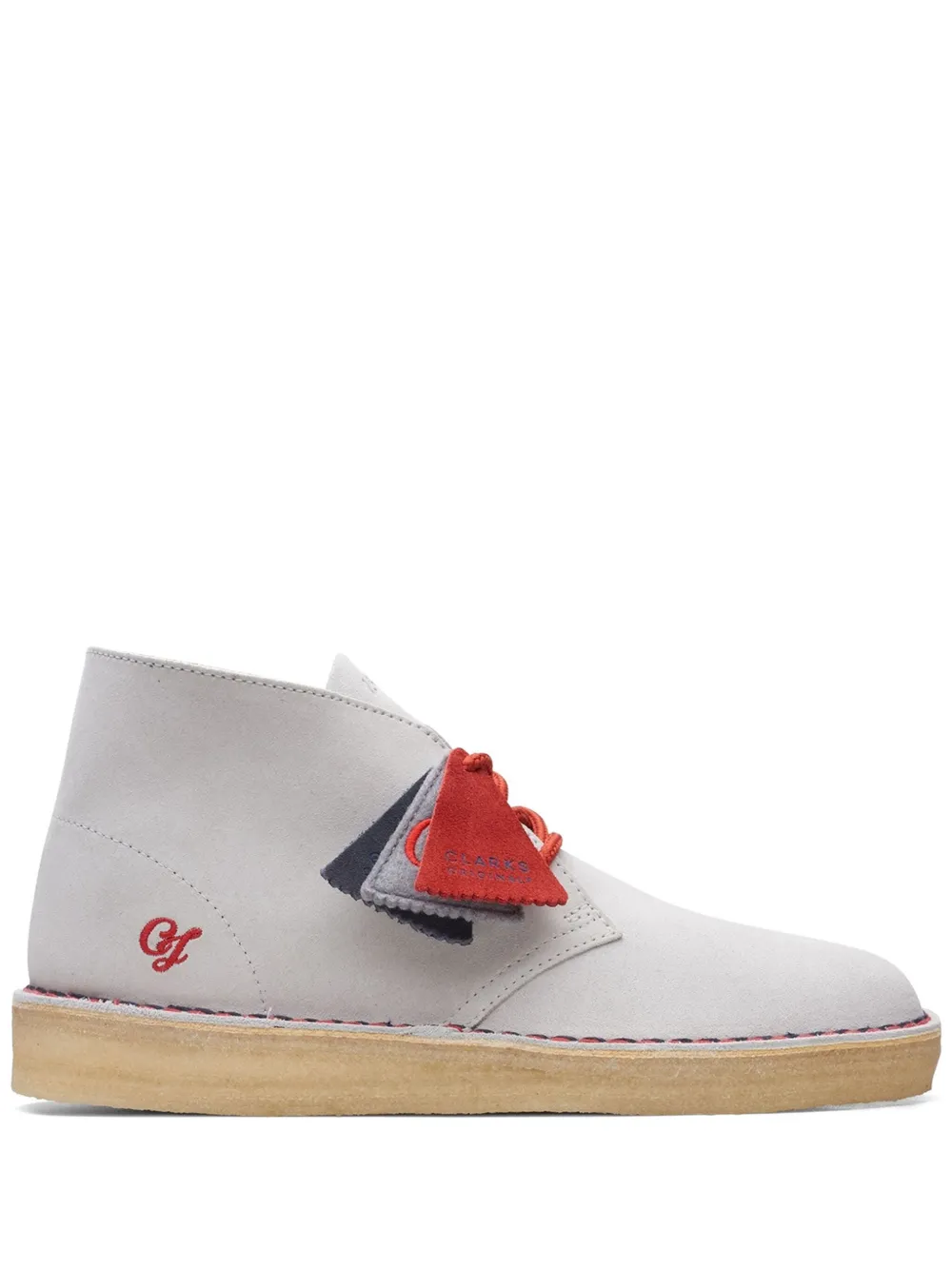 Clarks Originals Desert Coal "Light Grey" boots