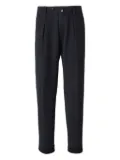 Berwich pleated tapered trousers - Blue
