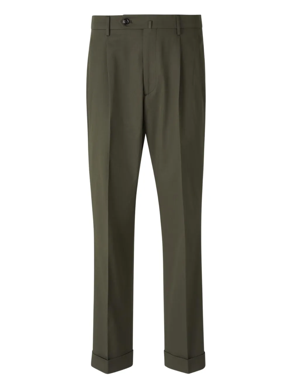 Berwich tapered tailored trousers | Green | Image 1