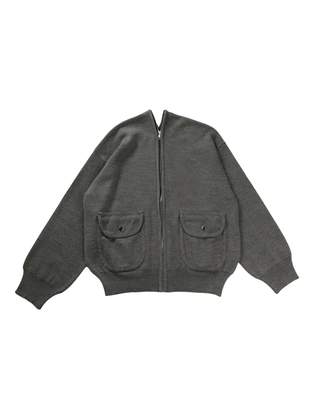 Magliano Gerri Knitted Bomber In Grey