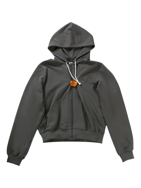 Magliano logo-embroidered Hoodie | グレー | FARFETCH JP