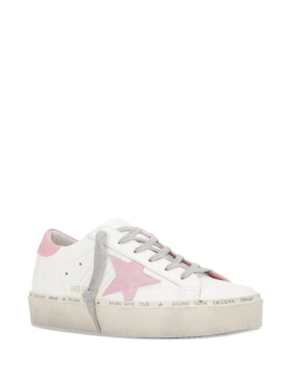 Golden Goose Hi Star "White Pink" sneakers