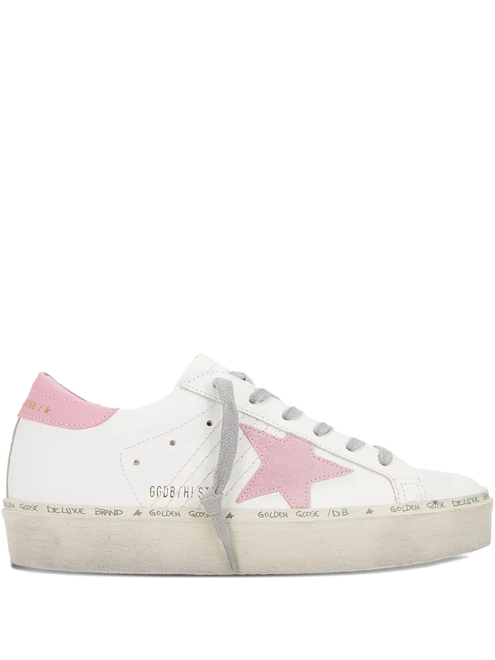 Golden Goose Hi Star "White Pink" sneakers