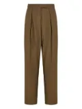Ferragamo pleat-front tailored trousers - Green