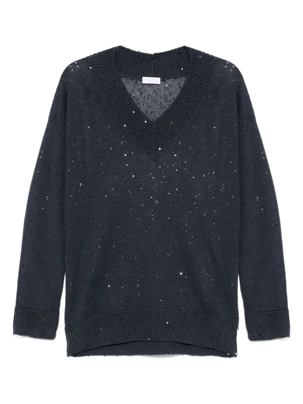 Brunello Cucinelli sequin-embellished sweater | Blue | Image 1