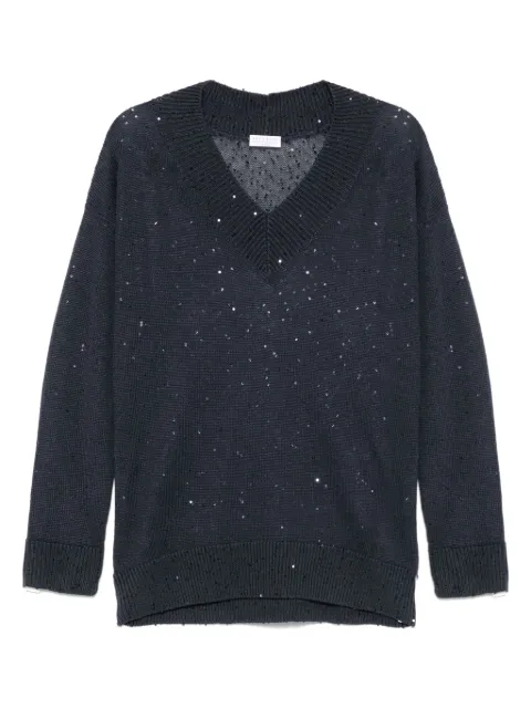 Brunello Cucinelli sequin-embellished sweater