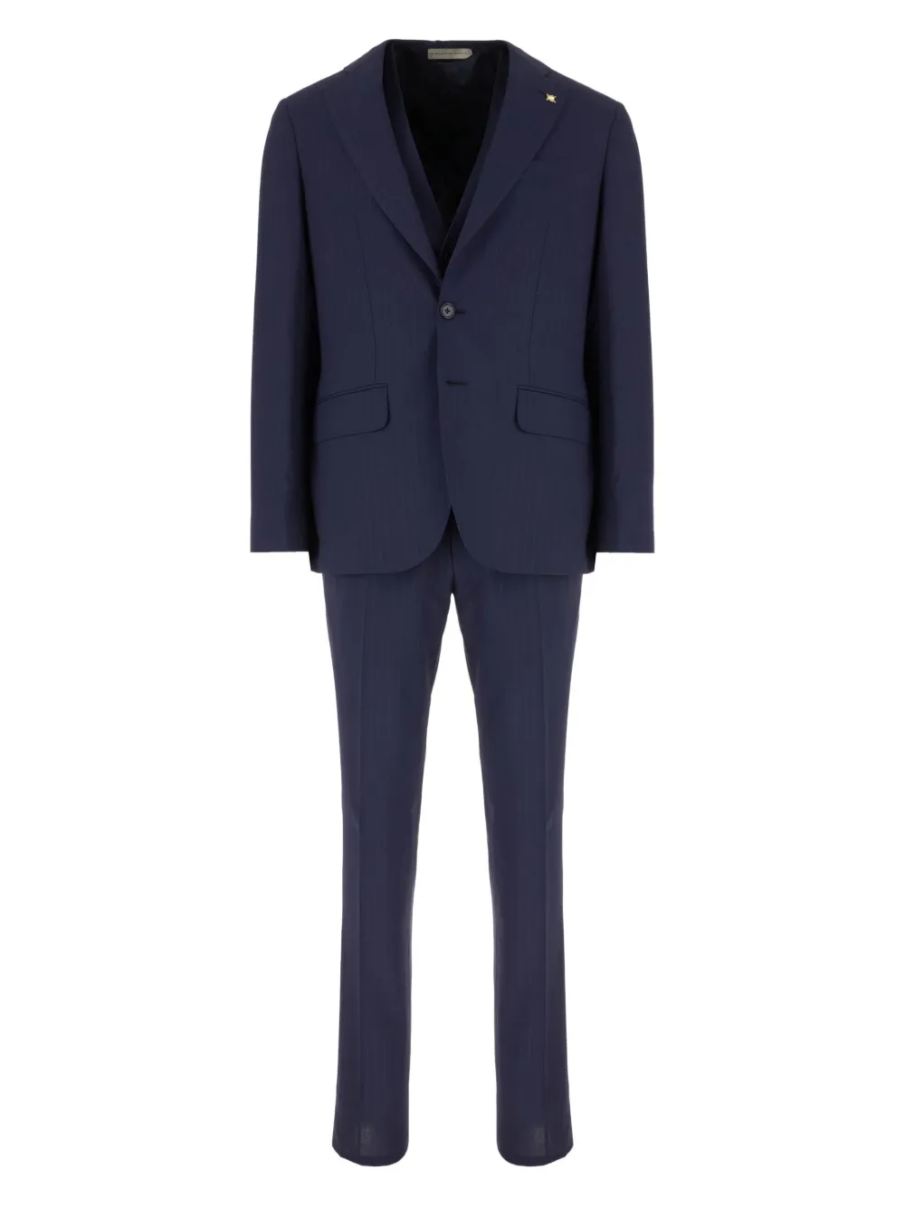 pinstripe single-breasted suit (set of three)