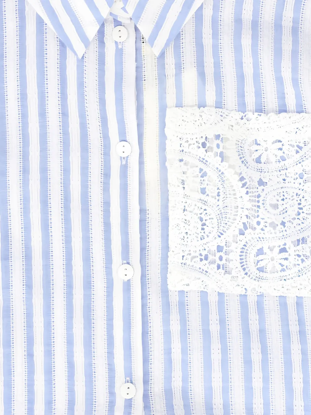 TWINSET Kids Camisa cropped com listra | Camisas | Image 2