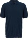 Roberto Collina textured polo shirt - Blue