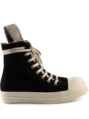 Rick Owens DRKSHDW Luxor レザースニーカー | ブラック | FARFETCH JP