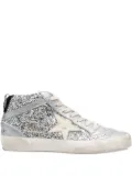 Golden Goose Mid Star ""Glitter/Silver"" sneakers - Grey