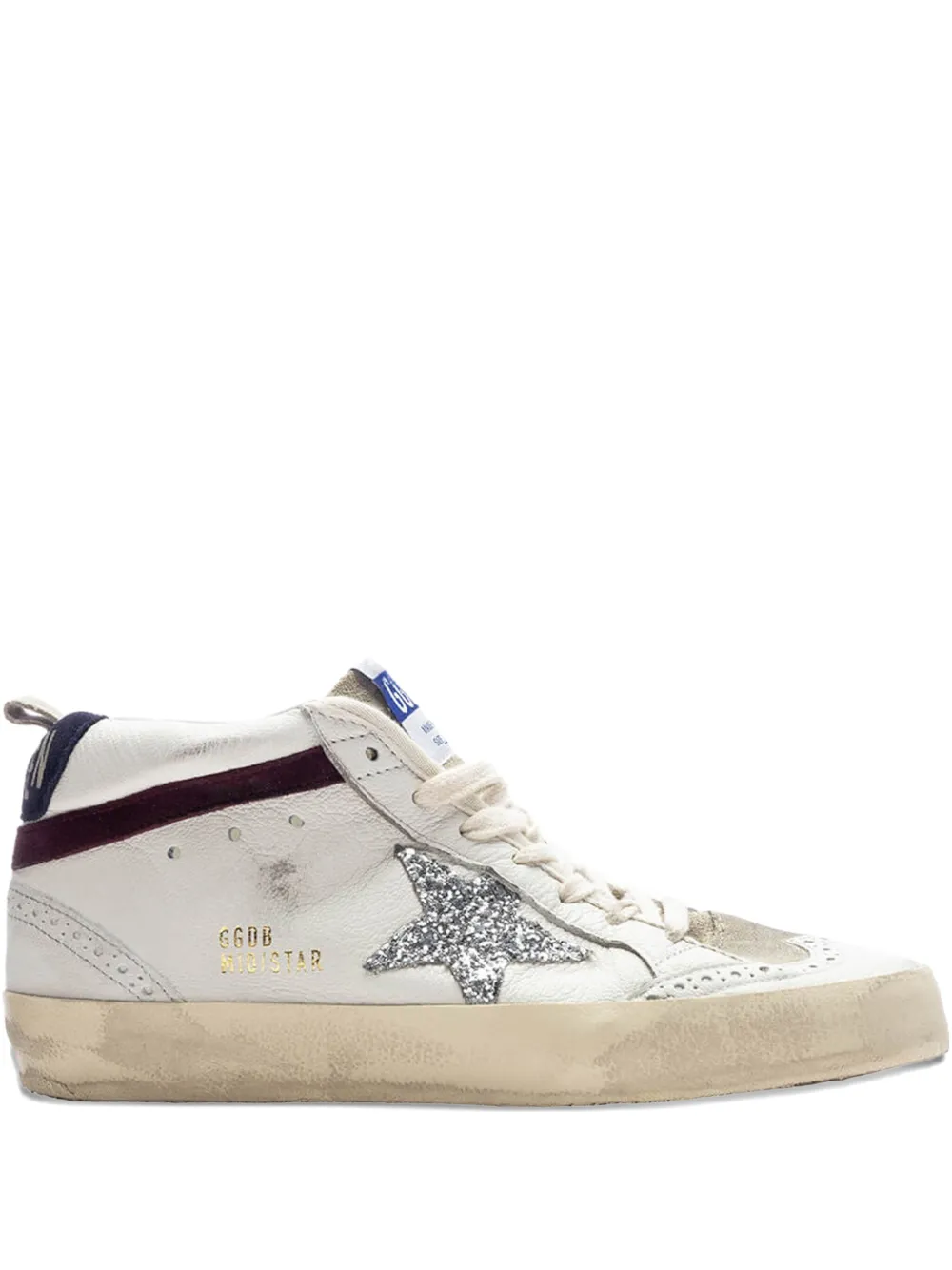Golden Goose Mid Star "Glitter White" sneakers