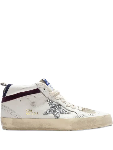 Golden Goose Mid Star "Glitter/White" sneakers