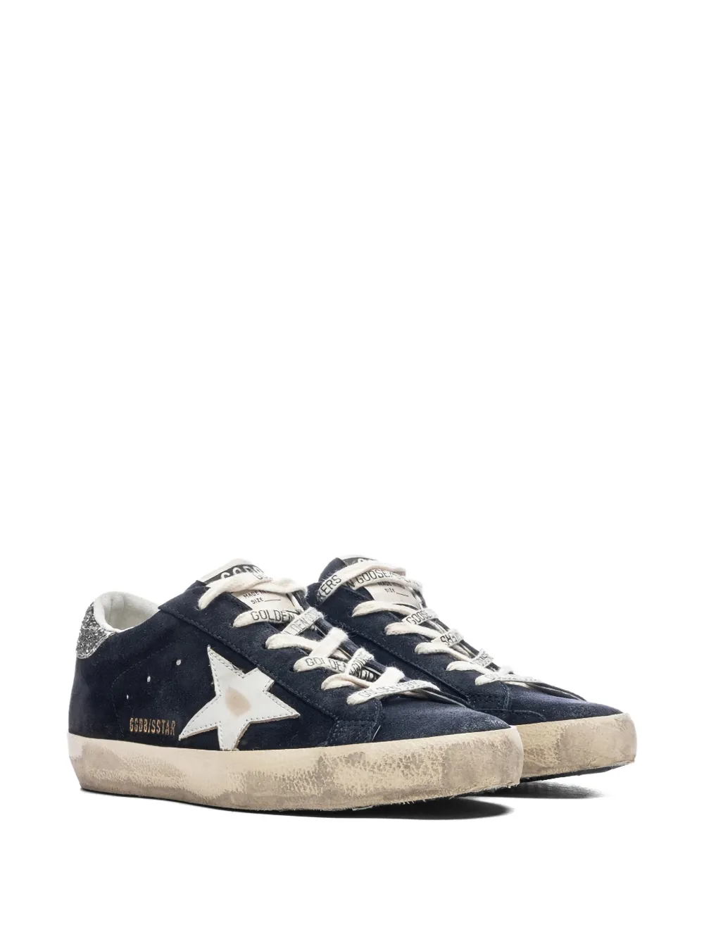 Golden Goose Superstar "Dark Blue Glitter" sneakers Black